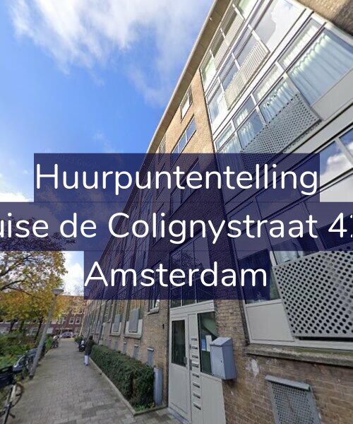 Foto gevel Huurpuntentelling voor Louise de Colignystraat 42-1, Amsterdam