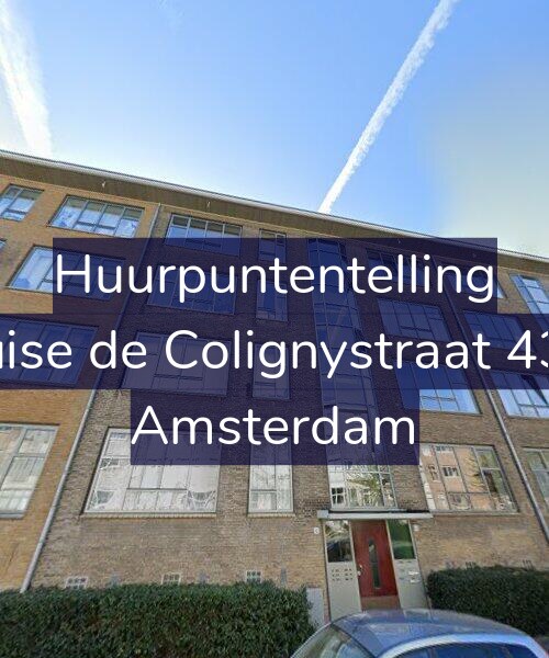 Foto gevel Huurpuntentelling voor Louise de Colignystraat 43-A, Amsterdam