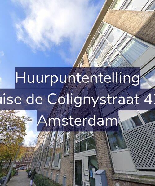 Foto gevel Huurpuntentelling voor Louise de Colignystraat 42-2, Amsterdam