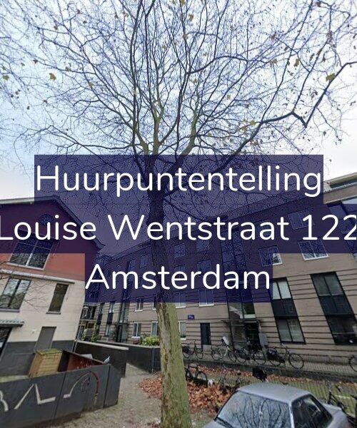 Foto gevel Huurpuntentelling voor Louise Wentstraat 122, Amsterdam