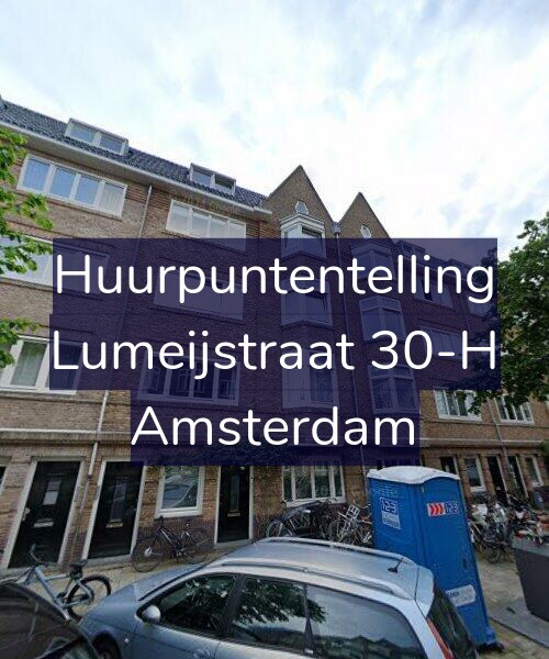 Foto gevel Huurpuntentelling voor Lumeijstraat 30-H, Amsterdam