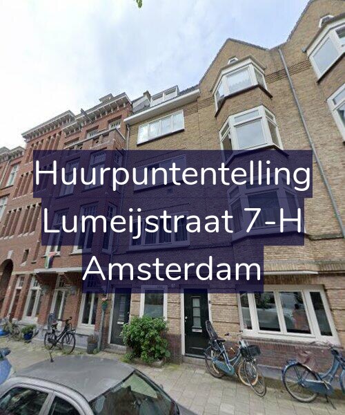Foto gevel Huurpuntentelling voor Lumeijstraat 7-H, Amsterdam