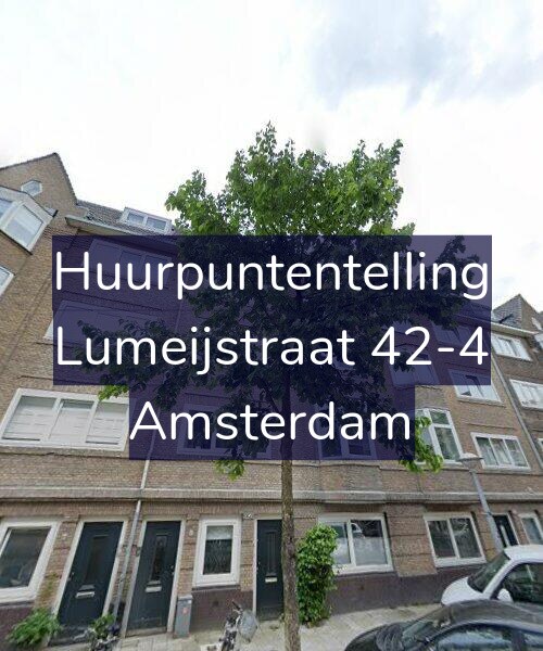 Foto gevel Huurpuntentelling voor Lumeijstraat 42-4, Amsterdam