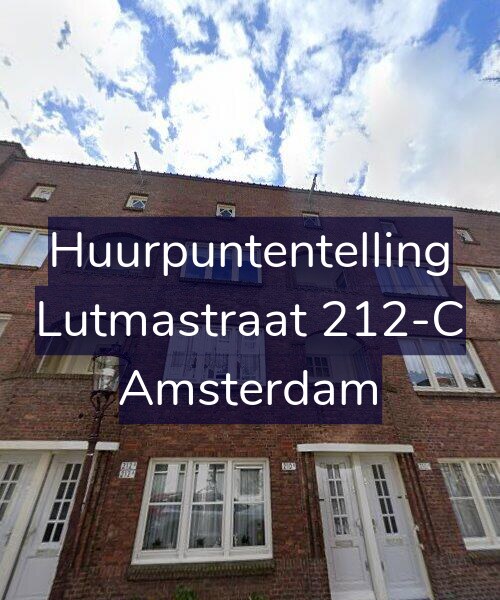 Foto gevel Huurpuntentelling voor Lutmastraat 212-C, Amsterdam