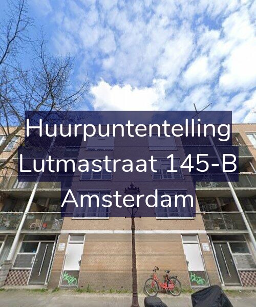 Foto gevel Huurpuntentelling voor Lutmastraat 145-B, Amsterdam