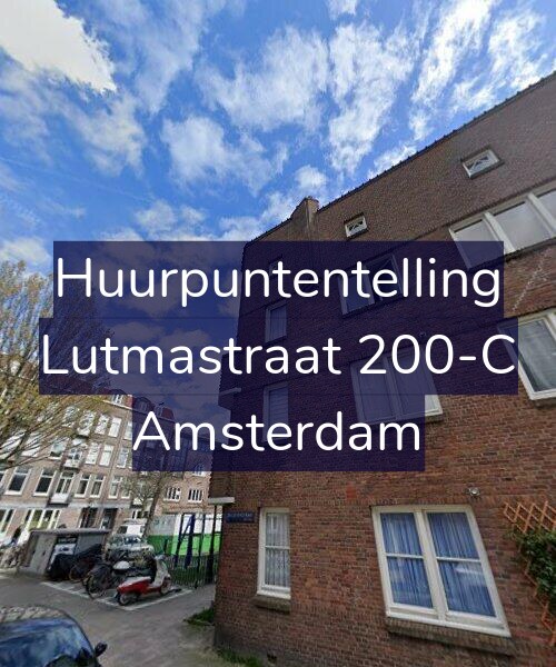Foto gevel Huurpuntentelling voor Lutmastraat 200-C, Amsterdam
