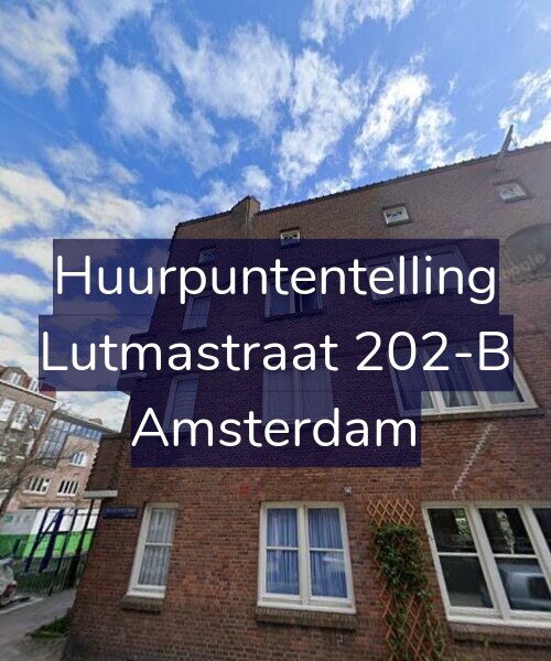 Foto gevel Huurpuntentelling voor Lutmastraat 202-B, Amsterdam