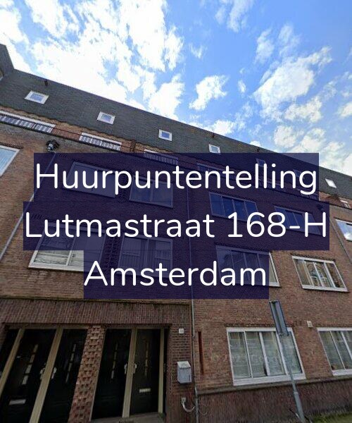 Foto gevel Huurpuntentelling voor Lutmastraat 168-H, Amsterdam