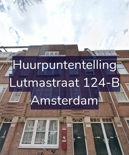 Foto gevel Huurpuntentelling voor Lutmastraat 124-B, Amsterdam
