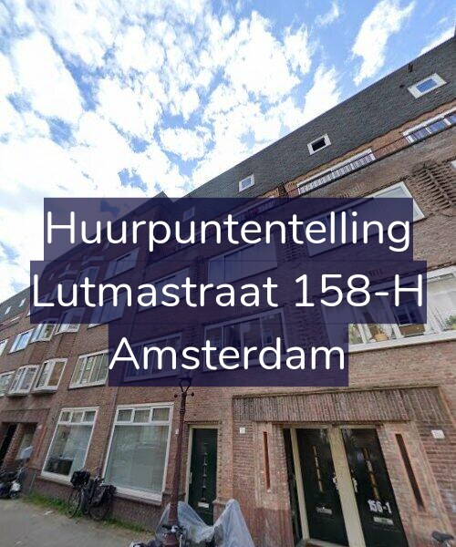 Foto gevel Huurpuntentelling voor Lutmastraat 158-H, Amsterdam
