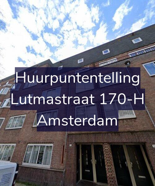 Foto gevel Huurpuntentelling voor Lutmastraat 170-H, Amsterdam