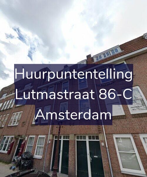 Foto gevel Huurpuntentelling voor Lutmastraat 86-C, Amsterdam