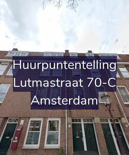 Foto gevel Huurpuntentelling voor Lutmastraat 70-C, Amsterdam