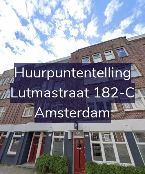 Foto gevel Huurpuntentelling voor Lutmastraat 182-C, Amsterdam
