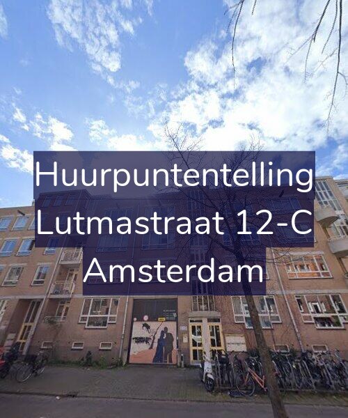 Foto gevel Huurpuntentelling voor Lutmastraat 12-C, Amsterdam