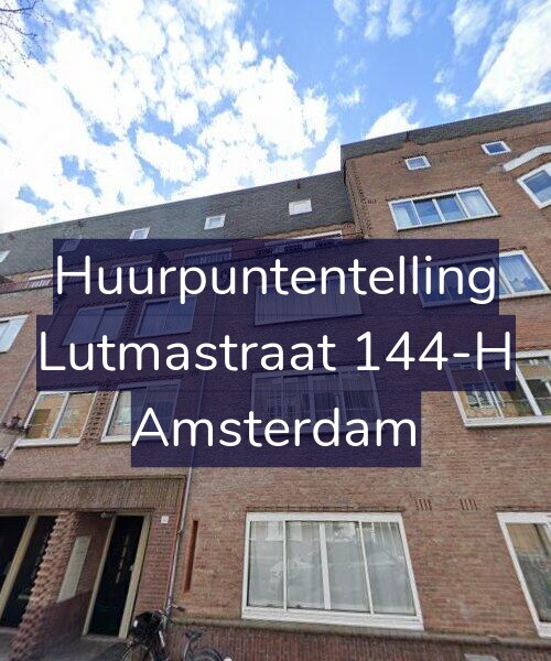 Foto gevel Huurpuntentelling voor Lutmastraat 144-H, Amsterdam