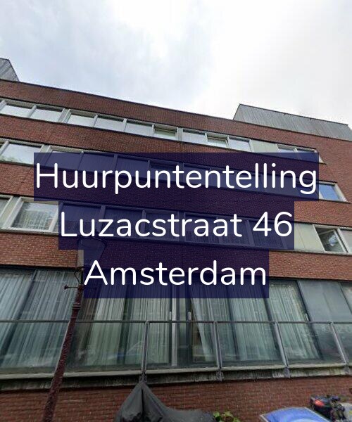 Foto gevel Huurpuntentelling voor Luzacstraat 46, Amsterdam