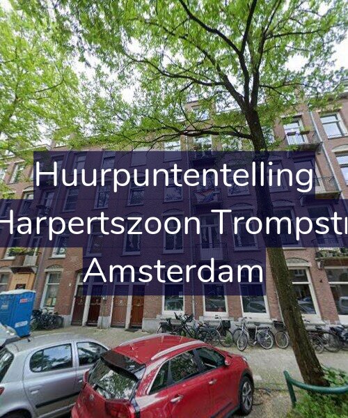 Foto gevel Huurpuntentelling voor Maarten Harpertszoon Trompstraat 17-H, Amsterdam