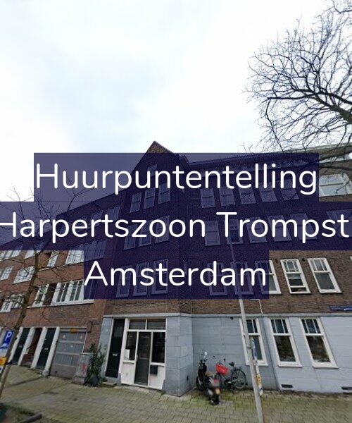 Foto gevel Huurpuntentelling voor Maarten Harpertszoon Trompstraat 46-3, Amsterdam