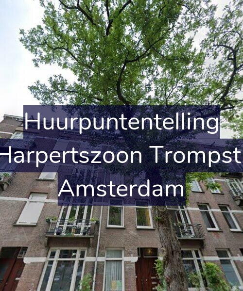 Foto gevel Huurpuntentelling voor Maarten Harpertszoon Trompstraat 28-2, Amsterdam