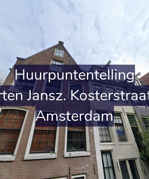 Foto gevel Huurpuntentelling voor Maarten Jansz. Kosterstraat 5-C, Amsterdam