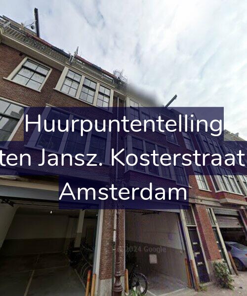 Foto gevel Huurpuntentelling voor Maarten Jansz. Kosterstraat 23-1, Amsterdam