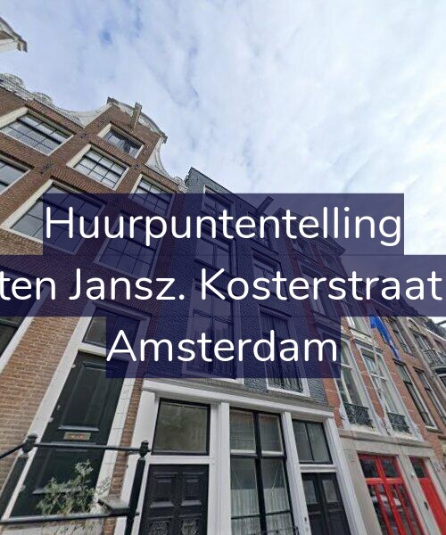 Foto gevel Huurpuntentelling voor Maarten Jansz. Kosterstraat 16-2, Amsterdam