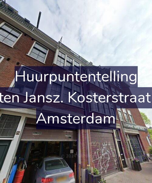 Foto gevel Huurpuntentelling voor Maarten Jansz. Kosterstraat 25-1, Amsterdam