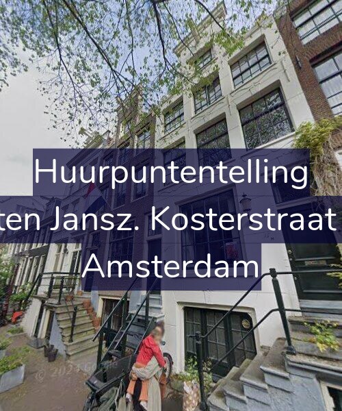 Foto gevel Huurpuntentelling voor Maarten Jansz. Kosterstraat 13-H, Amsterdam