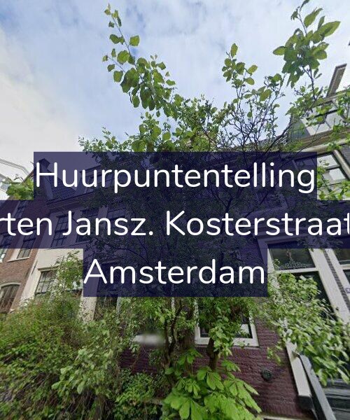 Foto gevel Huurpuntentelling voor Maarten Jansz. Kosterstraat 5-A, Amsterdam