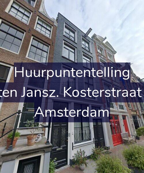 Foto gevel Huurpuntentelling voor Maarten Jansz. Kosterstraat 16-H, Amsterdam