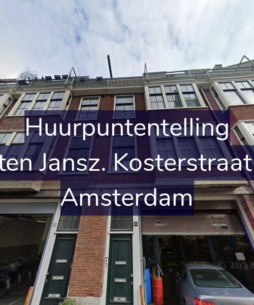 Foto gevel Huurpuntentelling voor Maarten Jansz. Kosterstraat 24-1, Amsterdam