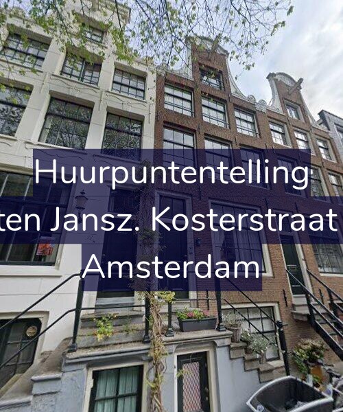 Foto gevel Huurpuntentelling voor Maarten Jansz. Kosterstraat 14-H, Amsterdam