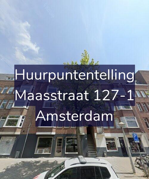 Foto gevel Huurpuntentelling voor Maasstraat 127-1, Amsterdam