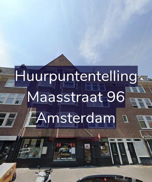 Foto gevel Huurpuntentelling voor Maasstraat 96, Amsterdam