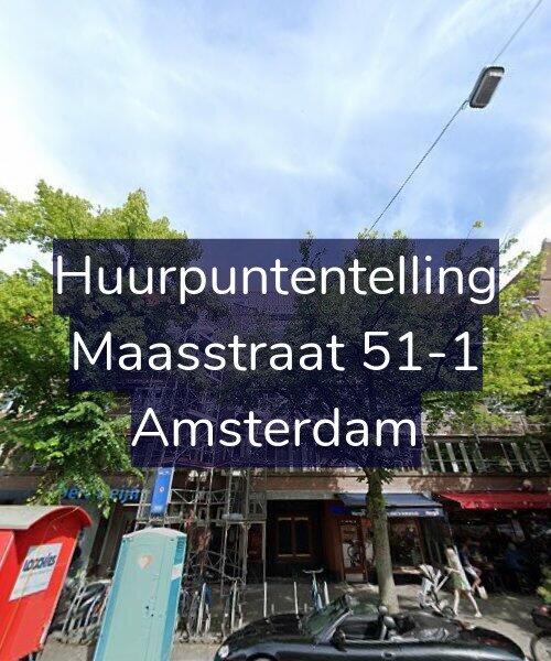 Foto gevel Huurpuntentelling voor Maasstraat 51-1, Amsterdam