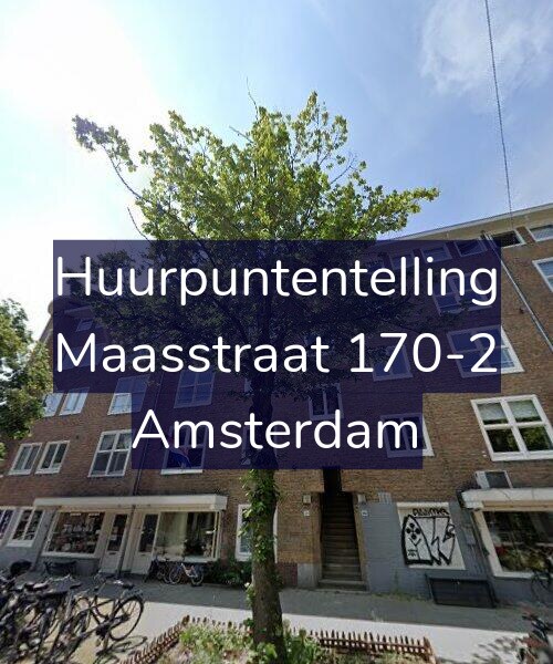 Foto gevel Huurpuntentelling voor Maasstraat 170-2, Amsterdam