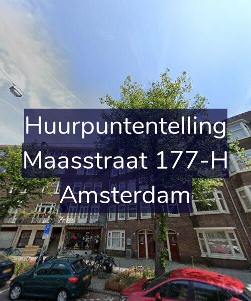 Foto gevel Huurpuntentelling voor Maasstraat 177-H, Amsterdam