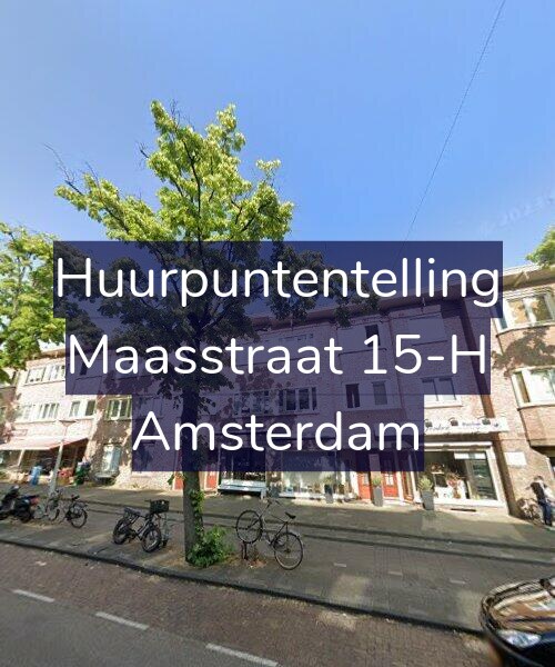 Foto gevel Huurpuntentelling voor Maasstraat 15-H, Amsterdam