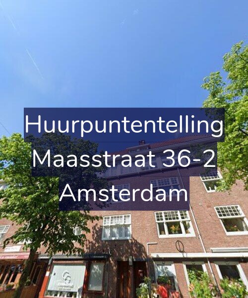 Foto gevel Huurpuntentelling voor Maasstraat 36-2, Amsterdam
