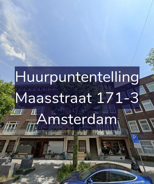 Foto gevel Huurpuntentelling voor Maasstraat 171-3, Amsterdam
