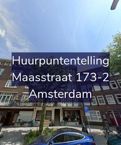 Foto gevel Huurpuntentelling voor Maasstraat 173-2, Amsterdam