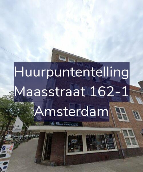 Foto gevel Huurpuntentelling voor Maasstraat 162-1, Amsterdam