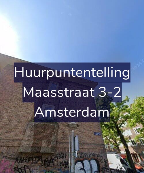 Foto gevel Huurpuntentelling voor Maasstraat 3-2, Amsterdam