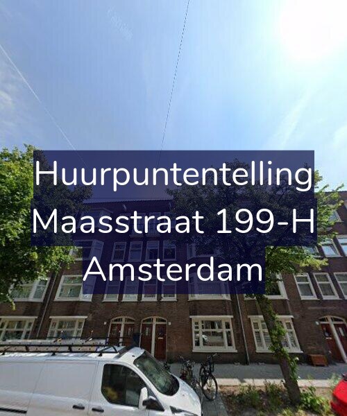 Foto gevel Huurpuntentelling voor Maasstraat 199-H, Amsterdam