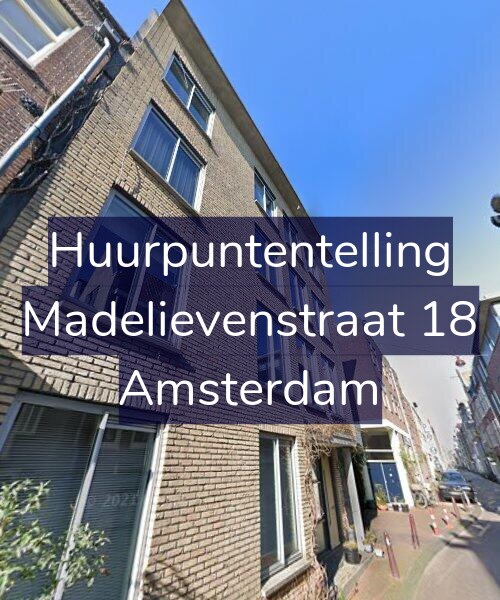 Foto gevel Huurpuntentelling voor Madelievenstraat 18, Amsterdam