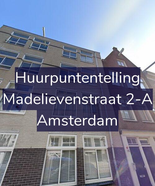 Foto gevel Huurpuntentelling voor Madelievenstraat 2-A, Amsterdam