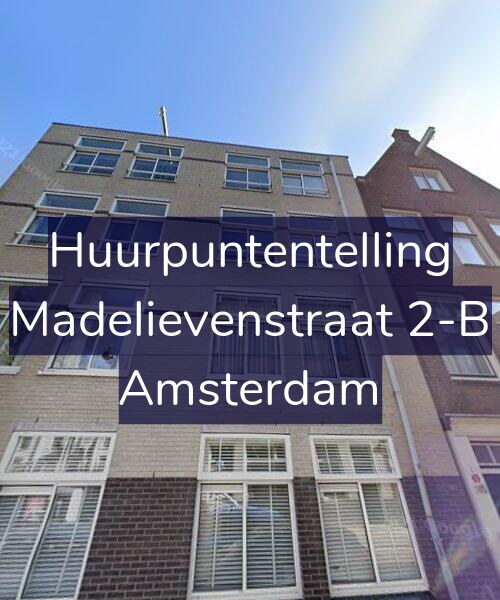 Foto gevel Huurpuntentelling voor Madelievenstraat 2-B, Amsterdam