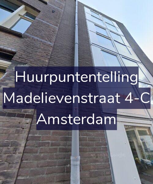 Foto gevel Huurpuntentelling voor Madelievenstraat 4-C, Amsterdam