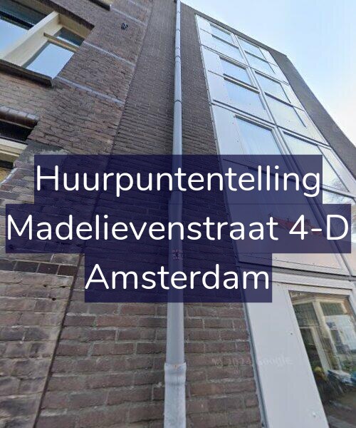 Foto gevel Huurpuntentelling voor Madelievenstraat 4-D, Amsterdam